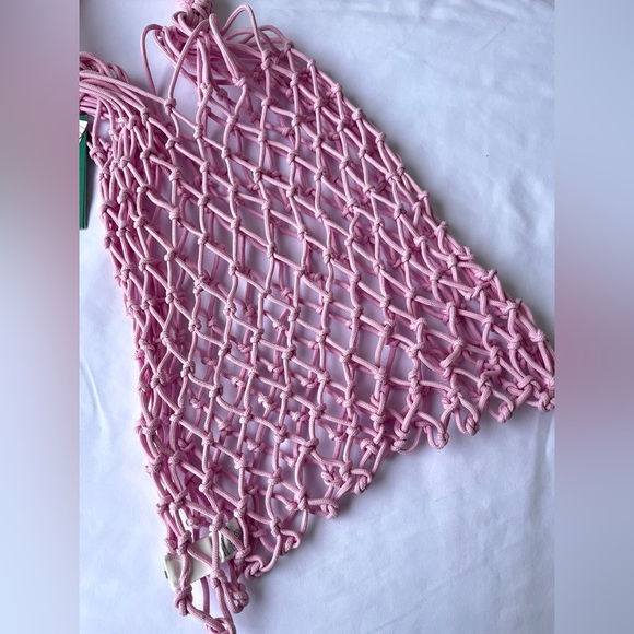 * H&M | NWT *Limited Edition* Pink Net Bag - Picture 4 of 13